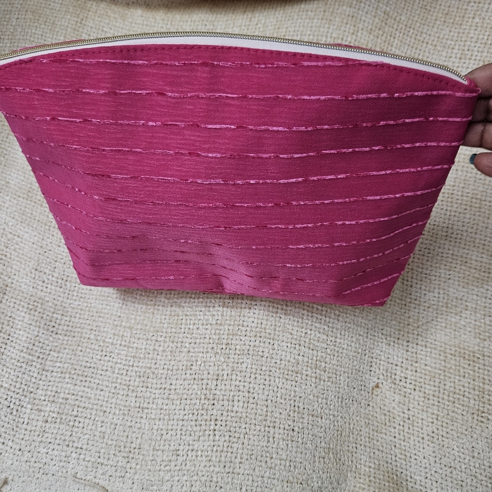 Lancome Elegant Pink /Coral Cosmetic Bag